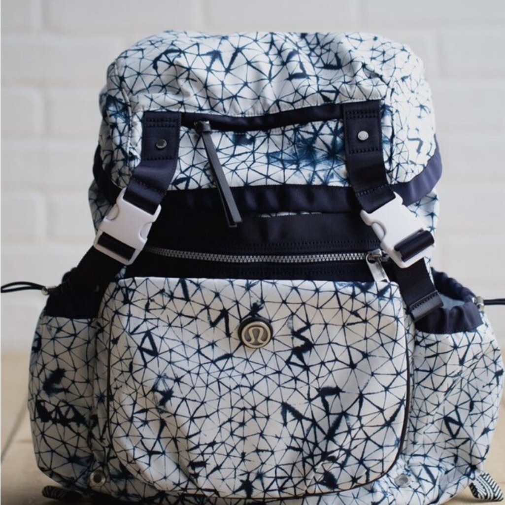Limited Edition Rare Lululemon Traveling Yogi Rucksack